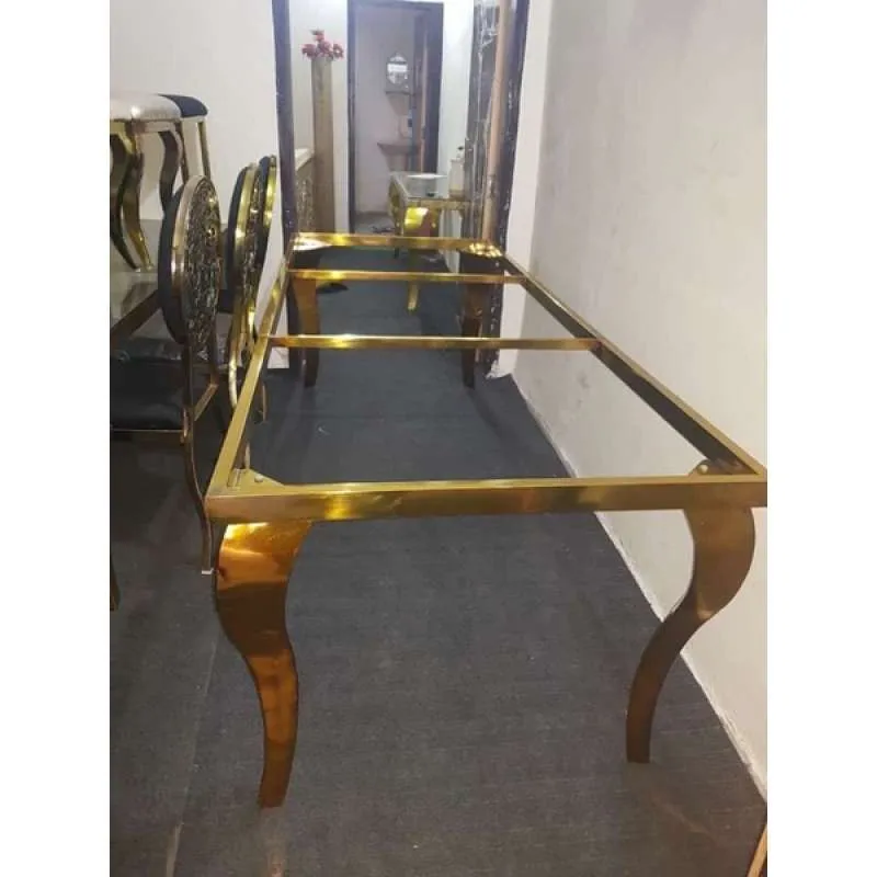 Kaki Meja Stainless Gold